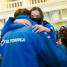 Vilniaus oro uoste sutikti Dakaro dalyviai | BNS nuotr. 24