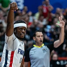 Prancūzija - Latvija rungtynių akimirka | FIBA nuotr. 30
