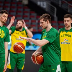 Lietuvos rinktinės treniruotė | Skirmanto Lisausko/BNS Foto nuotr. 17
