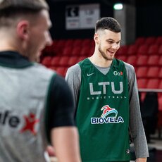Lietuvos rinktinės treniruotė | BNS nuotr. 13