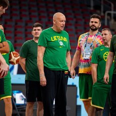 Lietuvos rinktinės treniruotė | Skirmanto Lisausko/BNS Foto nuotr. 26