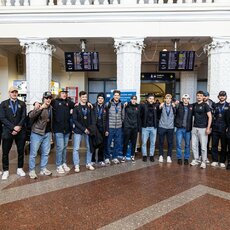 Lietuvos rinktinė sugrįžo su I-ojo diviziono B grupės nugalėtojų taure | Pauliaus Peleckio / BNS foto nuotr. 7