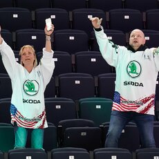 Latvijos – JAV rungtynių akimirka | IIHF nuotr. 2