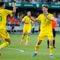 Lietuva – Nyderlandai rungtynių akimirka | Eriko Ovčarenko / BNS foto nuotr. 24