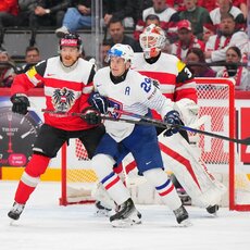 Austrija – Prancūzija rungtynių akimirka | IIHF nuotr. 29