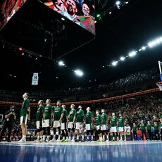 Lietuva – Prancūzija rungtynių akimirka  | Allos Fedorčenko ir Manto Stankevičiaus nuotr. 1