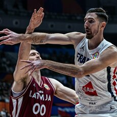 Prancūzija - Latvija rungtynių akimirka | FIBA nuotr. 51