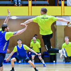 Lietuvos rankinio rinktinės treniruotė | rankinis.lt nuotr. 10