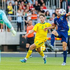 Lietuva – Nyderlandai rungtynių akimirka | Eriko Ovčarenko / BNS foto nuotr. 9