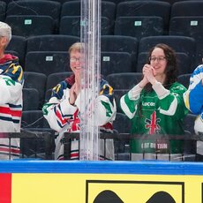 Švedijos – Didžiosios Britanijos rungtynių akimirka | IIHF nuotr. 24