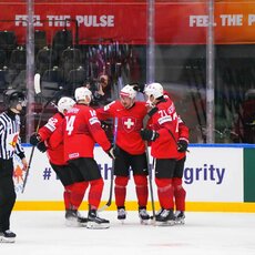 Šveicarija – Vokietija rungtynių akimirka | IIHF nuotr. 17