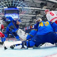 Kazachstanas – Lenkija rungtynių akimirka | IIHF nuotr. 7