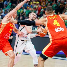Lietuva – Juodkalnija rungtynių akimirka | Eriko Ovčarenko / BNS foto nuotr. 20