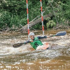 Lietuvos jaunių baidarių ir kanojų slalomo čempionatas | Domanto Grigūno nuotr. 17