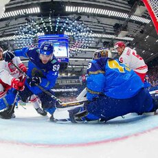 Kazachstanas – Lenkija rungtynių akimirka | IIHF nuotr. 8