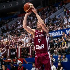 Prancūzija - Latvija rungtynių akimirka | FIBA nuotr. 16