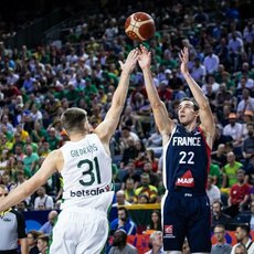 Lietuva – Prancūzija rungtynių akimirka | FIBA nuotr. 15
