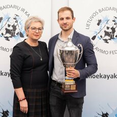 Geriausiu Lietuvos baidarių ir kanojų irkluotoju išrinktas pasaulio vicečempionas M.Maldonis | Sauliaus Čirbos nuotr. 6