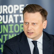 Europos jaunimo plaukimo čempionato Vilniuje pristatymas | Pauliaus Peleckio / BNS foto nuotr. 23