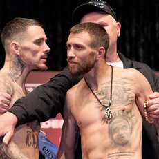 Vasilijaus Lomačenkos ir George‘o Kambosos svėrimų procedūra | Organizatorių nuotr. 18