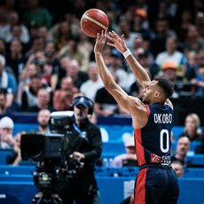 Prancūzija – Ispanija rungtynių akimirka | FIBA nuotr. 4