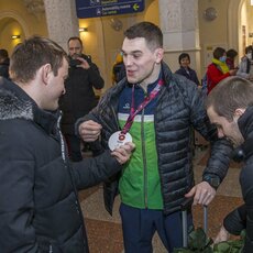 Kristupas Šleiva grįžo su Europos imtynių čempionato medaliu | Roko Lukoševičiaus/BNS Foto nuotr. 2