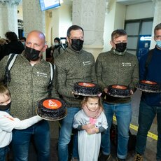Vilniaus oro uoste sutikti Dakaro dalyviai | BNS nuotr. 21