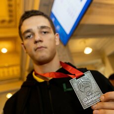 Lietuvos U-20 rinktinė sugrįžo į Lietuvą | Pauliaus Peleckio / BNS foto nuotr. 28