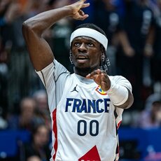 Prancūzija - Latvija rungtynių akimirka | FIBA nuotr. 18