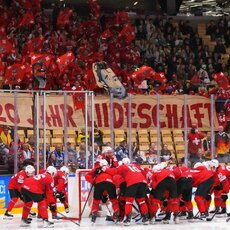 Šveicarija – Vokietija rungtynių akimirka | IIHF nuotr. 31