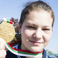 Boksininės G.Diekontaitės pasitikimas Vilniaus oro uoste l Manto Stankevičiaus nuotr. 13