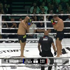 Mantas Rimdeika prieš Mohamedą Elbouchaibi | „Stop“ kadras 6
