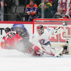 Austrija – Prancūzija rungtynių akimirka | IIHF nuotr. 42