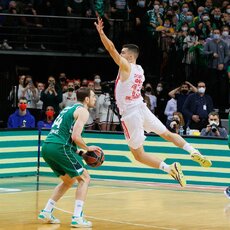 „Žalgiris“ – „Crvena Zvezda“ rungtynių akimirka | Eriko Ovčarenko / BNS foto nuotr. 63