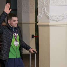 Kristupas Šleiva grįžo su Europos imtynių čempionato medaliu | Roko Lukoševičiaus/BNS Foto nuotr. 8