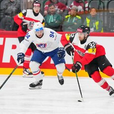 Austrija – Prancūzija rungtynių akimirka | IIHF nuotr. 24