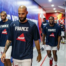 Prancūzija - Latvija rungtynių akimirka | FIBA nuotr. 26