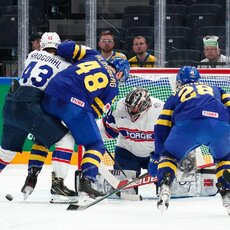 Švedijos – Norvegijos rungtynių akimirka | IIHF nuotr. 16