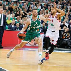 „Žalgiris“ – „AX Armani“ rungtynių akimirka | Eriko Ovčarenko / BNS foto nuotr. 20