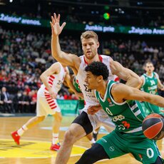 „Žalgiris“ – „Olympiacos“ rungtynių akimirka | Eriko Ovčarenko / BNS foto nuotr. 13