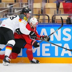 Šveicarija – Vokietija rungtynių akimirka | IIHF nuotr. 1