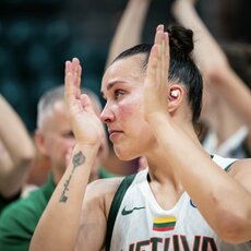 Lietuva – Serbija rungtynių akimirka | FIBA nuotr. 1