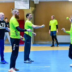Lietuvos rankinio rinktinės treniruotė | rankinis.lt nuotr. 3