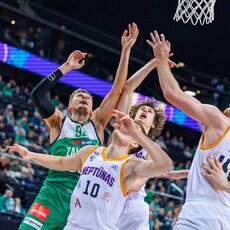 „Žalgiris“ – „Neptūnas“ rungtynių akimirka | BNS nuotr. 16