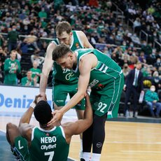 „Žalgiris“ – „Olympiacos“ rungtynių akimirka | Eriko Ovčarenko / BNS foto nuotr. 20