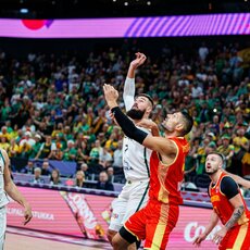 Lietuva – Juodkalnija rungtynių akimirka | Eriko Ovčarenko / BNS foto nuotr. 18