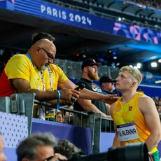 Olimpinis vyrų disko metimo finalas | Kipro Štreimikio/LTOK nuotr. 90