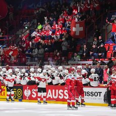 Danija – Šveicarija rungtynių akimirka | IIHF nuotr. 12