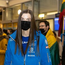 Vilniaus oro uoste sutikti Dakaro dalyviai | BNS nuotr. 6