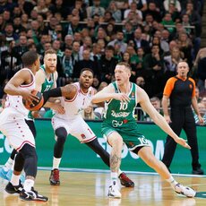 „Žalgiris“ – „AX Armani“ rungtynių akimirka | Eriko Ovčarenko / BNS foto nuotr. 19